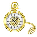 rv XgD[OIWi Y 6053.33333 Stuhrling Original Men's Pocket Watch Stainless Steel Analog Skeleton Watch Hand Wind Mechanical Movement Stainless Steel Chain (Silver) (Gold)rv XgD[OIWi Y 6053.33333