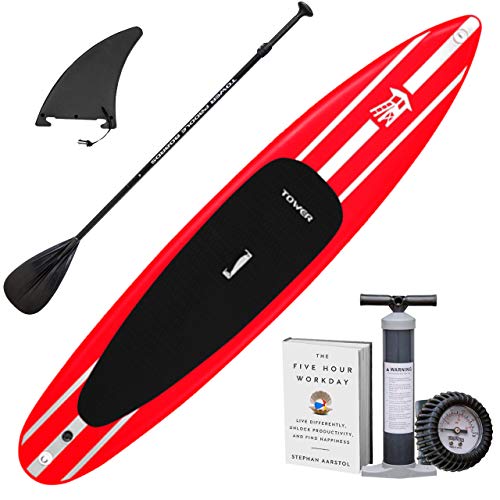 スタンドアップパドルボード マリンスポーツ サップボード SUPボード BD-TWR-IRACE-PKG Tower iRace Inflatable 12’6” Stand Up Paddle Board - (6 Inches Thick) - Universal スタンドアップパドルボード マリンスポーツ サップボード SUPボード BD-TWR-IRACE-PKG