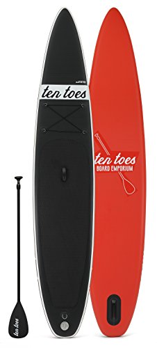 ɥåץѥɥܡ ޥ󥹥ݡ åץܡ SUPܡ 1897 Ten Toes Board Emporium Jetsetter Inflatable Stand Up Paddle Board Bundle, Black/Red, X-Large/14'ɥåץѥɥܡ ޥ󥹥ݡ åץܡ SUPܡ 1897