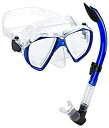 シュノーケリング マリンスポーツ PAQVMSC-BL-PP Phantom Aquatics Velocity Scuba Snorkeling Mask S...