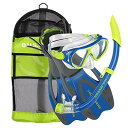 シュノーケリング マリンスポーツ 281094 U.S. Divers Dorado Ii Pro Jr Mask, Sea Breeze Snorkel, P...