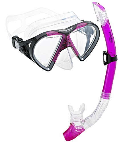 シュノーケリング マリンスポーツ PAQTEMSC-PK_3 Phantom Aquatics Mexico Mask Dry Snorkel Setシュノーケリング マリンスポーツ PAQTEMSC-PK_3