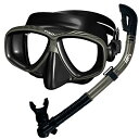 シュノーケリング マリンスポーツ SCS0030-TiBk Promate Snorkeling Scuba Dive DRY Snorkel PURGE Ma...