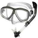 シュノーケリング マリンスポーツ SCS0030-Silver Promate Snorkeling Scuba Dive DRY Snorkel PURGE ...