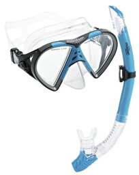 シュノーケリング マリンスポーツ PAQTEMSC-AQ Phantom Aquatics Cancun Mask Snorkel Combo, Aquaシュノーケリング マリンスポーツ PAQTEMSC-AQ