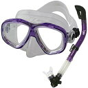 シュノーケリング マリンスポーツ SCS0066-T.Purple Promate Snorkeling Scuba Dive DRY Snorkel Mask...