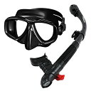 シュノーケリング マリンスポーツ 285890-AB, Snorkeling Purge Mask and Dry Snorkel Combo Setシュノーケリング マリンスポーツ