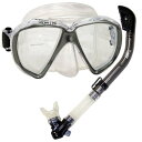 シュノーケリング マリンスポーツ PROMATE Snorkeling Scuba Dive Dry Snorkel Mask Deluxe Gear Set,...