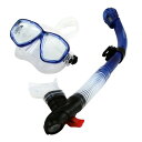 シュノーケリング マリンスポーツ Promate Snorkeling Scuba Dive Dry Snorkel Mask Gear Set, Tblue,...