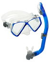 シュノーケリング マリンスポーツ 481223-GUBL CL Pirate Junior Deluxe Silicone Mask/Dry Snorkel C...