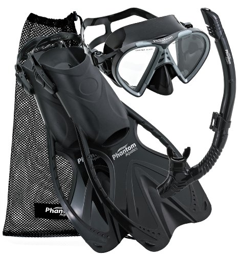 Ρ ޥ󥹥ݡ PAQSMFS BK-SM Phantom Aquatics Speed Sport Mask Fin Snorkel Set, AdultΡ ޥ󥹥ݡ PAQSMFS BK-SM