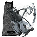 シュノーケリング マリンスポーツ PAQSMFS SL-LG Phantom Aquatics Speed Sport Mask Fin Snorkel Set, Adultシュノーケリング マリンスポーツ PAQSMFS SL-LG