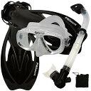 商品情報 商品名シュノーケリング マリンスポーツ Promate Snorkeling Scuba Dive Mask Fins Dry Snorkel Gear Set, ClrWBk, ML/XLシュノーケリング マリンスポーツ 商品名（英語）Promate Snorkeling Scuba Dive Mask Fins Dry Snorkel Gear Set, ClrWBk, ML/XL 商品名（翻訳）プロメイト シュノーケリング スキューバダイブマスクフィン ドライシュノーケルギアセット、ClrWBk、ML/XL 型番FN400+MK275+SK680+DB005 海外サイズML/XL Fins ブランドPromate 商品説明（自動翻訳）パッケージ内容：オープンヒールフィン - 2ウィンドウマスク - ドライシュノーケル - コードドローストリング付ナイロンメッシュバッグプロンプトウェーブスノーケリングフィン（FN400）オープンヒールフィン（調節可能なフィンストラップ付き）シースレンダーシュノーケルマスク（MK275）マスクとRxレンズの交換が可能プロブレムコブラ100％完全にドライなスノーケル（シグナルホイッスル付き）（SK680）プロモーションや住所の都合により発送・取扱いまたは税金が発生する場合があります。 関連キーワードシュノーケリング,マリンスポーツこのようなギフトシーンにオススメです。プレゼント お誕生日 クリスマスプレゼント バレンタインデー ホワイトデー 贈り物