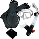 シュノーケリング マリンスポーツ 285890-ClrwBk-MLXL, Snorkeling PURGE Mask Dry Snorkel Fins Mesh...