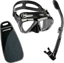 シュノーケリング マリンスポーツ ZDS260500 Cressi Big Eyes & Supernova Dry, black/blackシュノーケリング ...
