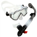 シュノーケリング マリンスポーツ Promate Snorkeling Scuba Dive Side-View Edgeless PURGE Mask DRY...