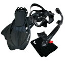 シュノーケリング マリンスポーツ 9990, AllBk, S/M, PROMATE Snorkeling Scuba Dive Panoramic PURGE...