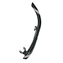 シュノーケリング マリンスポーツ 06-0133-00 Atomic Aquatics SV1 Flex Snorkel, Black/Silverシュノーケリ...