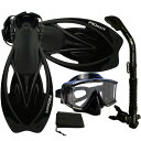 シュノーケリング マリンスポーツ Promate Snorkeling Scuba Dive Panoramic PURGE Mask Dry Snorkel ...