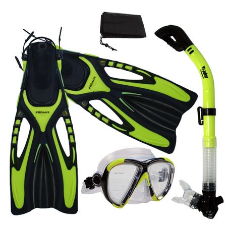 商品情報 商品名シュノーケリング マリンスポーツ Promate Snorkeling Scuba Dive Fins Mask Snorkel Set w/Mesh Bag, Yellow, ML/XLシュノーケリング マリンスポーツ 商品名（英語）Promate Snorkeling Scuba Dive Fins Mask Snorkel Set w/Mesh Bag, Yellow, ML/XL 商品名（翻訳）プロメイト シュノーケリング スキューバダイブフィンマスクシュノーケルセット/メッシュバッグ付き/イエロー/ML/XL 型番FN430+MK265+SK680+DB005 海外サイズML/XL ブランドPromate 商品説明（自動翻訳）Promos Pace Snorkeling Fins / FN430 Promate Hawk Eyes Mask / MK265： スリムなフレームとエレガントなデザインと2010年の新製品ライン!!!コブラ100％ドライシグナルウィッシットルスノーケル/ SK680ナイロンメッシュバッグ/コードドローストリング 関連キーワードシュノーケリング,マリンスポーツこのようなギフトシーンにオススメです。プレゼント お誕生日 クリスマスプレゼント バレンタインデー ホワイトデー 贈り物