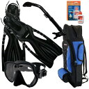 シュノーケリング マリンスポーツ Promate Snorkeling Scuba Dive Frameless Mask Fins Dry Snorkel G...