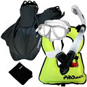 シュノーケリング マリンスポーツ 859001-ClrwBk-MLXL, Snorkeling Vest PURGE Mask Dry Snorkel Fins...
