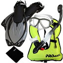 Ρ ޥ󥹥ݡ Promate 859001-Titanium-SM, Snorkel Vest Mask Snorkel Fins Mesh Bag Gear SetΡ ޥ󥹥ݡ