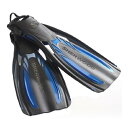 シュノーケリング マリンスポーツ FN730BU Sherwood Scuba Elite Open Heel Scuba Fin, Steel Blue, L...