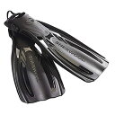 シュノーケリング マリンスポーツ FN720BK Sherwood Scuba Elite Open Heel Scuba Fin, Black, Regula...