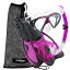 Ρ ޥ󥹥ݡ PAQSMFS PK-LG Phantom Aquatics Adult Speed Sport Mask Fin Snorkel Set, Pink, ML/XL, US 9-11 | EU 42-45Ρ ޥ󥹥ݡ PAQSMFS PK-LG