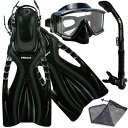 シュノーケリング マリンスポーツ SCS0068-AB-MLXL, Snorkeling Fins Panaromic PURGE Mask Dry Snork...