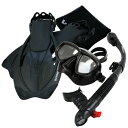 シュノーケリング マリンスポーツ Promate Snorkeling Mask Dry Snorkel Fins Mesh Gear Bag Set 7590...