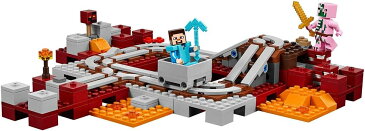 【送料無料】レゴ LEGO マインクラフト 21130 ネザーレールウェイ 暗黒界 線路 小学生に大人気
