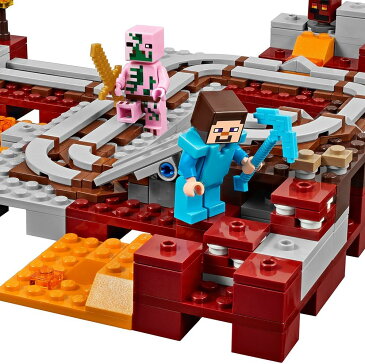 【送料無料】レゴ LEGO マインクラフト 21130 ネザーレールウェイ 暗黒界 線路 小学生に大人気