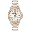 rv u[o fB[X 98R234 Bulova Ladies' Marine Star Diamond Two-Tone Rose Gold Stainless Steel 3-Hand Quartz Watch, White Mother-of-Pearl Dial Style: 98R234rv u[o fB[X 98R234