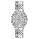 楽天angelica腕時計 ブローバ レディース 96L243 Bulova Ladies' Crystal Phantom Stainless Steel 2-Hand Quartz Watch, 440 Crystals and Pave Dial Style: 96L243腕時計 ブローバ レディース 96L243