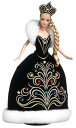 バービー Barbie 2006 ホリデーバービードール J0949 黒いガウンと白いフェイクファー ボブ・マッキー