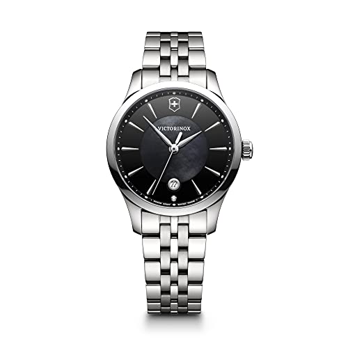 ビクトリノックス 腕時計 ビクトリノックス スイス レディース，ウィメンズ 241751 Victorinox Women's Alliance Swiss-Quartz Watch with Stainless-Steel Strap, Silver, 17 (Model: 241751)腕時計 ビクトリノックス スイス レディース，ウィメンズ 241751