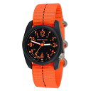 rv xgDb` Y tA COf 11042 BERTUCCI 11042 DX3 Field Resin Dash-Striped Drab Orange Nylon Strap Black Dial Watchrv xgDb` Y tA COf 11042