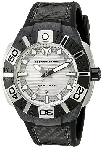 テクノマリーン 腕時計 テクノマリーン レディース TM-514001 Technomarine Men's TM-514001 Black Reef Analog Display Swiss Quartz Black Watch腕時計 テクノマリーン レディース TM-514001