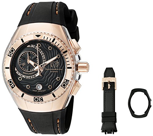 テクノマリーン 腕時計 テクノマリーン レディース TM-114041 Technomarine Women's TM-114041 Cruise Analog Display Swiss Quartz Black Watch腕時計 テクノマリーン レディース TM-114041