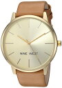 腕時計 ナインウェスト レディース NW/1996CHCM Nine West Women's Gold-Tone and Caramel Colored St...