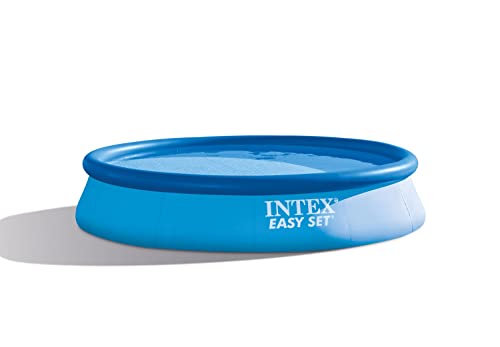 プール ビニールプール ファミリープール オーバルプール 家庭用プール 28141EH INTEX Easy Set Inflatable Swimming Pool Set 13 Feet by 33 Inches Above Ground Pool with 530 Gallons プール ビニールプール ファミリープール オーバルプール 家庭用プール 28141EH