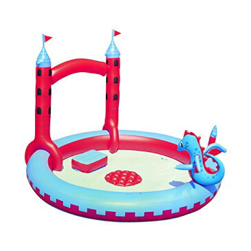 プール ビニールプール ファミリープール オーバルプール 家庭用プール 53037B 【送料無料】H2OGO! Inflatable Interactive Castle Play Poolプール ビニールプール ファミリープール オーバルプール 家庭用プール 53037B