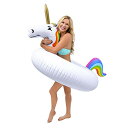 フロート プール 水遊び 浮き輪 PT-Unicorn-01 GoFloats Unicorn Pool Float Party Tube - Inflatable Rafts, Adults & Kidsフロート プール 水遊び 浮き輪 PT-Unicorn-01