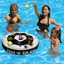 フロート プール 水遊び 浮き輪 86193 Poolmaster Toss 'N' Splash Inflatable Floating Game for Swimming Pools, Lawns, Decksフロート プール 水遊び 浮き輪 86193