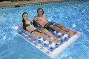 フロート プール 水遊び 浮き輪 83390 Poolmaster Double French Pocket Large Two Person Inflatab...