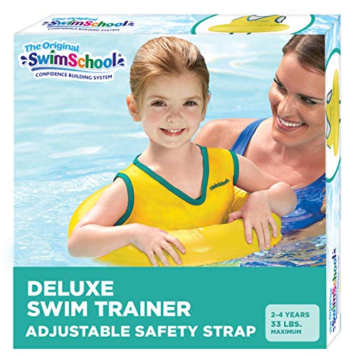 フロート プール 水遊び 浮き輪 SSO10165YL SwimSchool Deluxe Swim Trainer ? Heavy Duty Toddler Swim Vest Floatie ? Comfortable S..