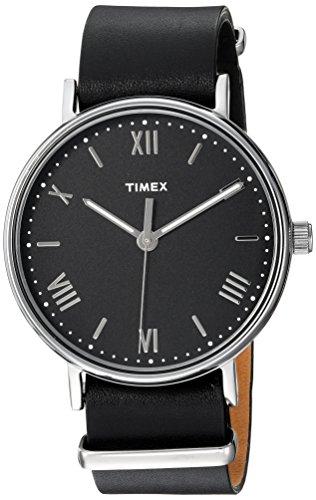 タイメックス 腕時計（メンズ） 腕時計 タイメックス メンズ TW2R28600 Timex Men's TW2R28600 Southview 41mm Black/Silver-Tone Leather Strap Watch腕時計 タイメックス メンズ TW2R28600