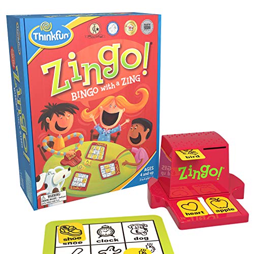 ボードゲーム 英語 アメリカ 海外ゲーム 97700 ThinkFun Zingo Bingo Award Winning Preschool Game for Pre/ Early Readers Age 4 and Up - One of the Most Popular Board Games Boys Girls their Parents, Amazon Excluボードゲーム 英語 アメリカ 海外ゲーム 97700